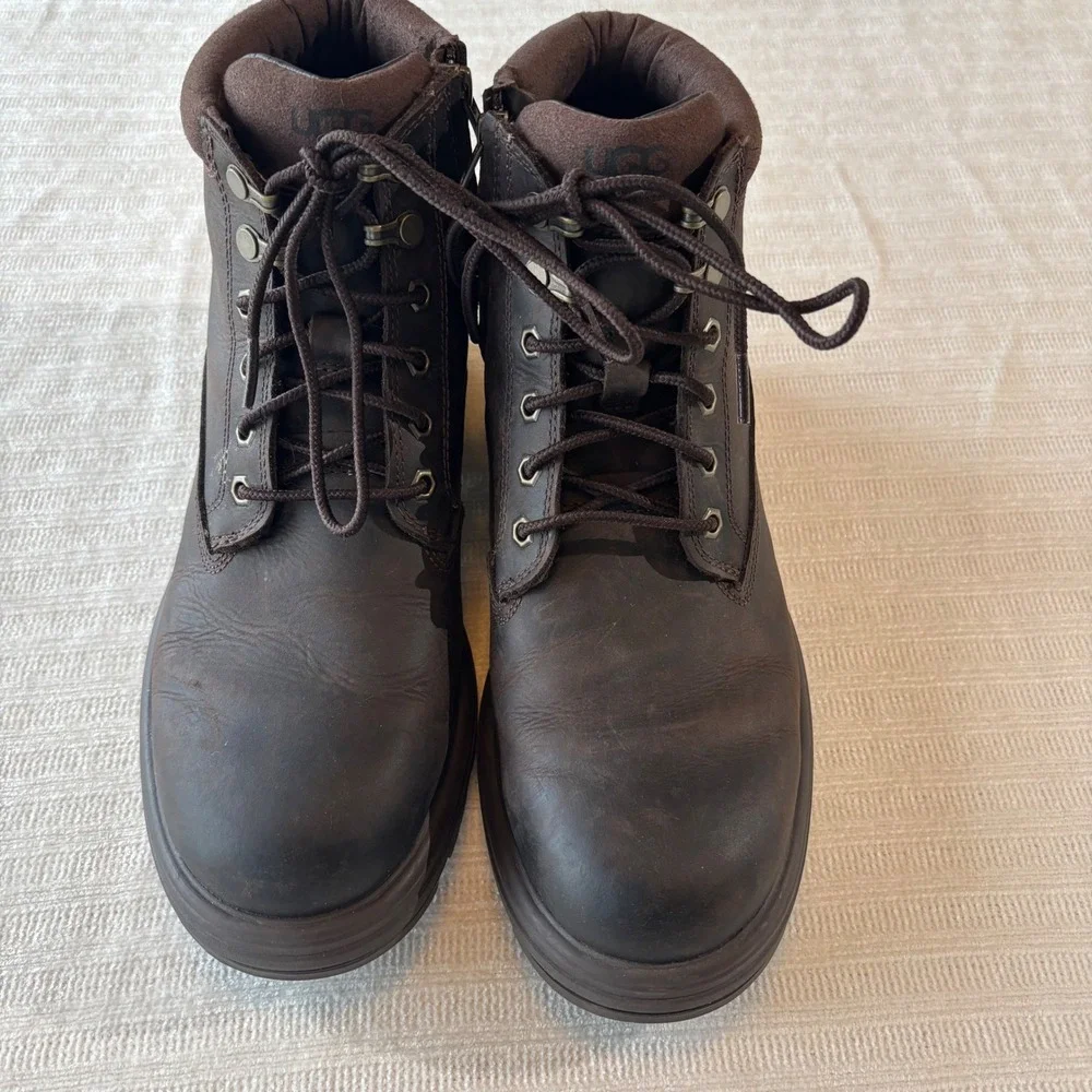 UGG Biltmore Mid Plain Toe Waterproof Leather Boots Men's‎ 7